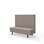 Modulsofa Snake 150 metallben sh 43 medium rygg