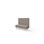Modulsofa Snake 150 metallben sh 43 medium rygg