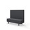 Modulsofa Snake 150 metallben sh 43 medium rygg