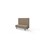 Modulsofa Snake 150 metallben sh 43 medium rygg