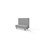 Modulsofa Snake 150 metallben sh 43 medium rygg