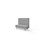 Modulsofa Snake 150 metallben sh 43 medium rygg