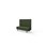 Modulsofa Snake 150 metallben sh 43 medium rygg