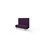Modulsofa Snake 150 metallben sh 43 medium rygg