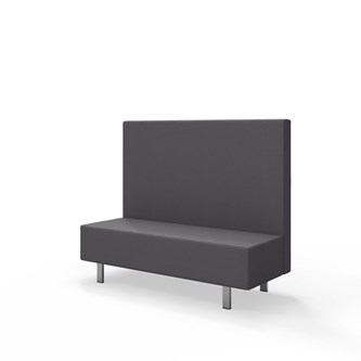 Modulsofa Snake 150 metallben sh 43 medium rygg