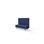 Modulsofa Snake 150 metallben sh 43 medium rygg