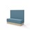 Modulsofa Snake 150 sokkel sh 43 medium rygg