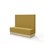 Modulsofa Snake 150 sokkel sh 43 medium rygg