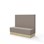 Modulsofa Snake 150 sokkel sh 43 medium rygg