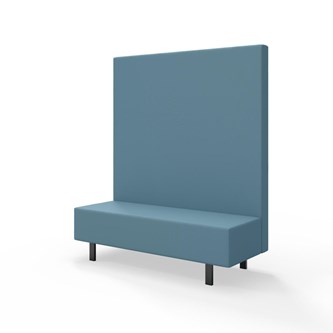 Modulsofa Snake 150 metallben sh 43 høy rygg