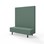 Modulsofa Snake 150 metallben sh 43 høy rygg