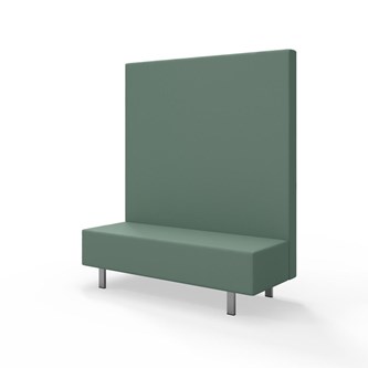 Modulsofa Snake 150 metallben sh 43 høy rygg