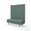 Modulsofa Snake 150 metallben sh 43 høy rygg