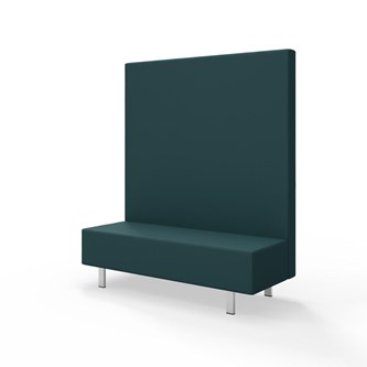 Modulsofa Snake 150 metallben sh 43 høy rygg
