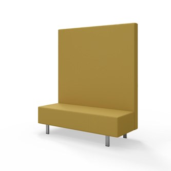 Modulsofa Snake 150 metallben sh 43 høy rygg