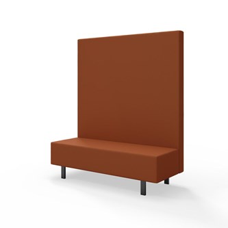Modulsofa Snake 150 metallben sh 43 høy rygg