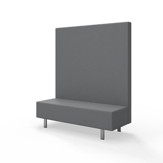 Modulsofa Snake 150 metallben sh 43 høy rygg