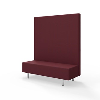Modulsofa Snake 150 metallben sh 43 høy rygg