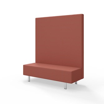 Modulsofa Snake 150 metallben sh 43 høy rygg
