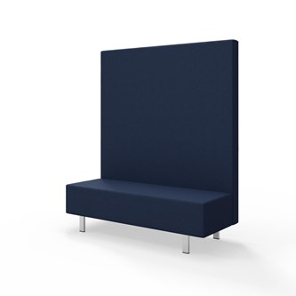 Modulsofa Snake 150 metallben sh 43 høy rygg