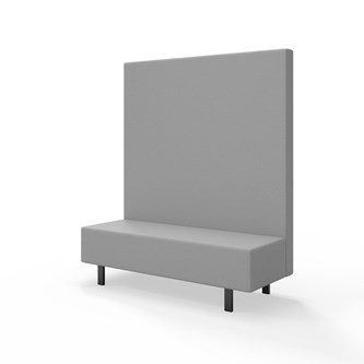 Modulsofa Snake 150 metallben sh 43 høy rygg