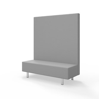 Modulsofa Snake 150 metallben sh 43 høy rygg