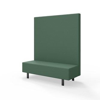 Modulsofa Snake 150 metallben sh 43 høy rygg