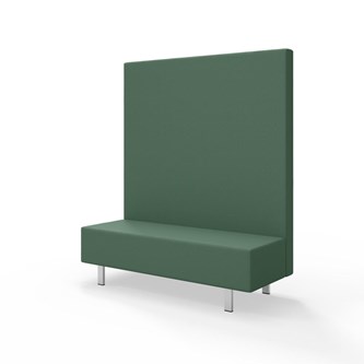 Modulsofa Snake 150 metallben sh 43 høy rygg