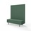 Modulsofa Snake 150 metallben sh 43 høy rygg