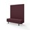 Modulsofa Snake 150 metallben sh 43 høy rygg
