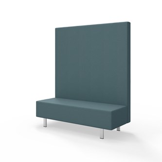 Modulsofa Snake 150 metallben sh 43 høy rygg