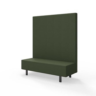 Modulsofa Snake 150 metallben sh 43 høy rygg