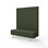 Modulsofa Snake 150 metallben sh 43 høy rygg