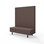 Modulsofa Snake 150 metallben sh 43 høy rygg