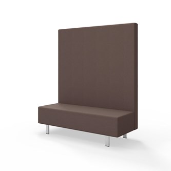Modulsofa Snake 150 metallben sh 43 høy rygg