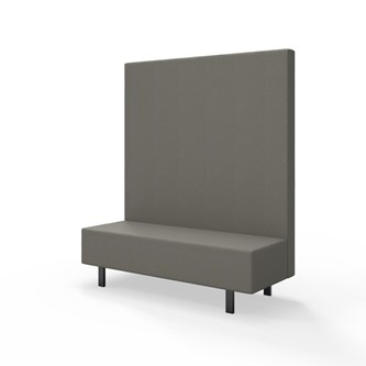 Modulsofa Snake 150 metallben sh 43 høy rygg
