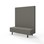 Modulsofa Snake 150 metallben sh 43 høy rygg