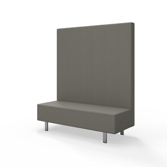 Modulsofa Snake 150 metallben sh 43 høy rygg