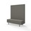 Modulsofa Snake 150 metallben sh 43 høy rygg