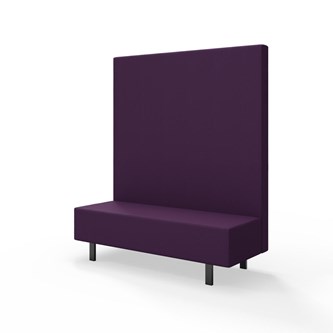 Modulsofa Snake 150 metallben sh 43 høy rygg