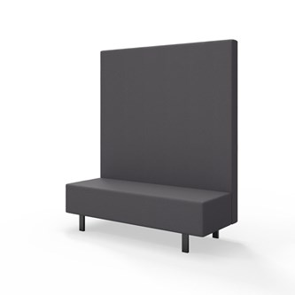 Modulsofa Snake 150 metallben sh 43 høy rygg