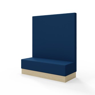 Modulsofa Snake 150 sokkel sh 43 høy rygg