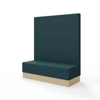 Modulsofa Snake 150 sokkel sh 43 høy rygg