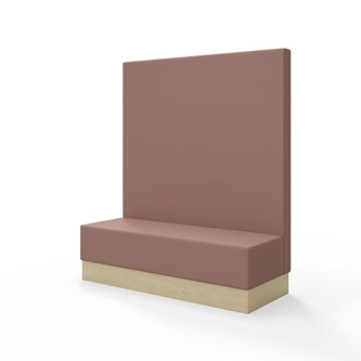 Modulsofa Snake 150 sokkel sh 43 høy rygg