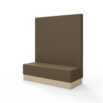 Modulsofa Snake 150 sokkel sh 43 høy rygg