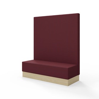 Modulsofa Snake 150 sokkel sh 43 høy rygg