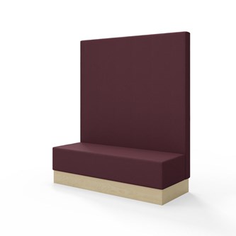 Modulsofa Snake 150 sokkel sh 43 høy rygg
