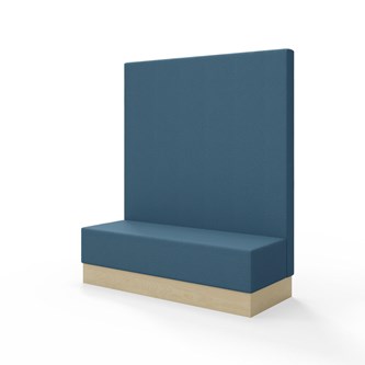 Modulsofa Snake 150 sokkel sh 43 høy rygg