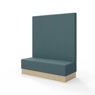 Modulsofa Snake 150 sokkel sh 43 høy rygg