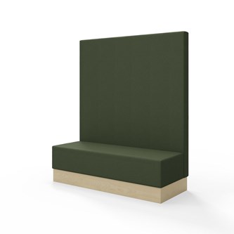 Modulsofa Snake 150 sokkel sh 43 høy rygg
